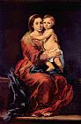Bartolome Esteban Murillo Canvas Paintings - Madonna with the Rosary